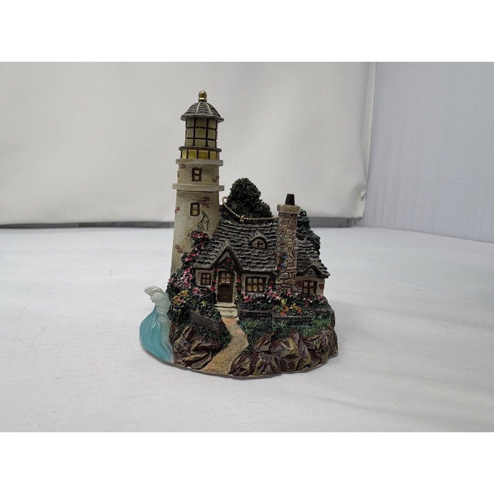 Vintage Thomas Kinkade Illuminated Series Ornament "Merritt's Lighthouse"